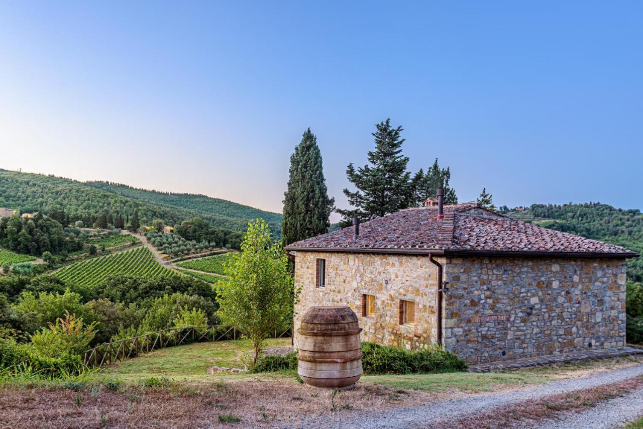カステッリーナ・イン・キアンティ シエナ Agriturismo Casa Al Boscoヴィラ エクステリア 写真